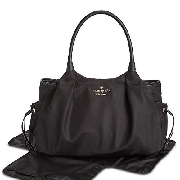 kate spade Handbags - Kate Spade Stevie Diaper bag black changing pad